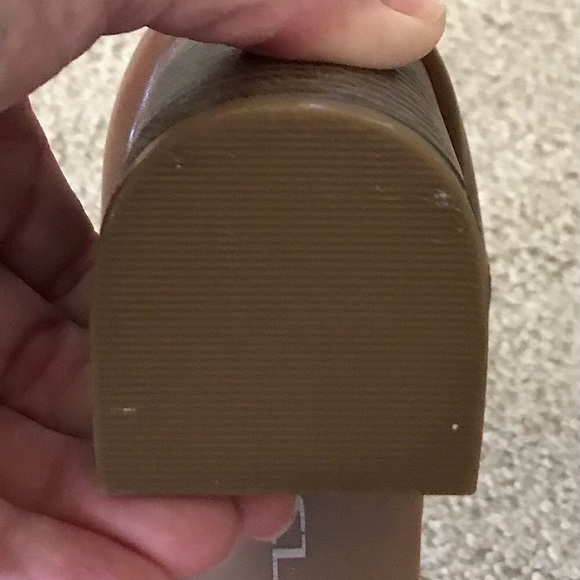 🆕🔥CHINESE LAUNDRY SUPER CUTE/BROWN&ZIPPER🆙OPEN TOE REALLY PRETTY BROWN👀PICS - Picture 11 of 15